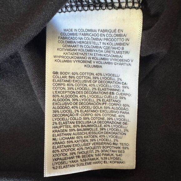 The North Face Womans Terrain Short Sleeve Black Shirt Size L Outdoor Explore - Picture 9 of 9